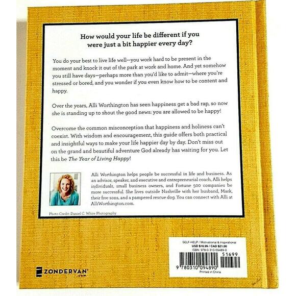 BUY 3... Year of Living Happy Finding Contentment in a Crazy World Journal - Picture 3 of 8